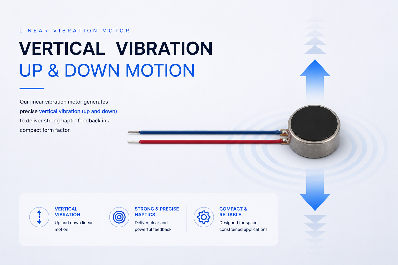Linear vibration motor vibration force direction